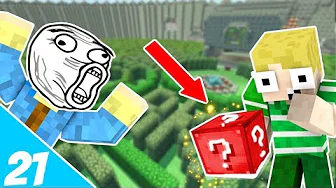 Dansk Minecraft - LuckyBlock Verden #21: FARLIGSTE LABYRINT!!