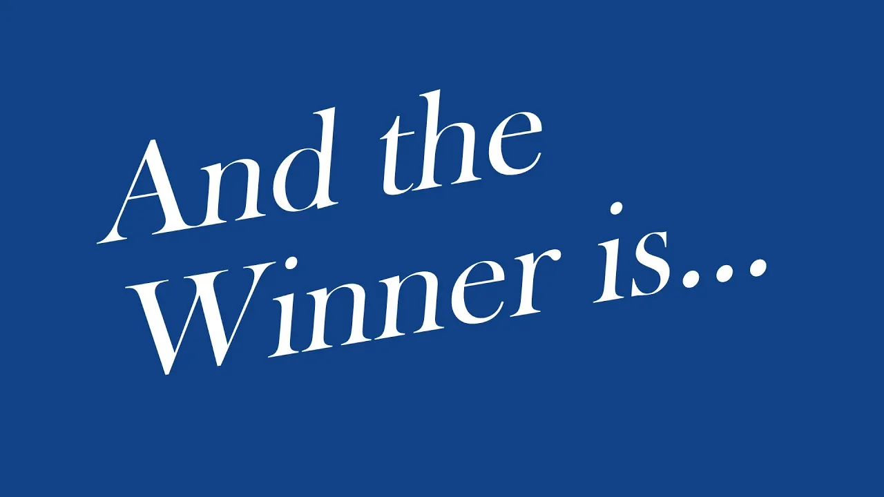 Og vinderen er...