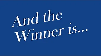 Og vinderen er...