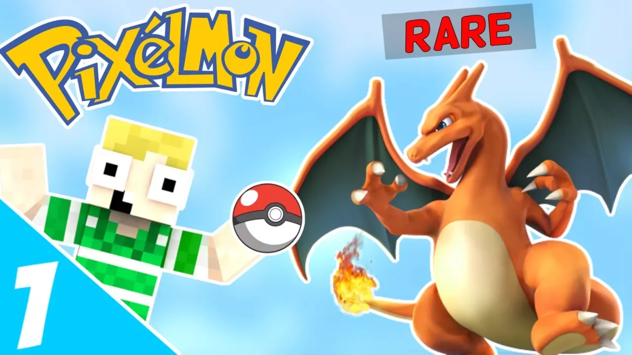 Dansk Minecraft - Pixelmon #1: EN RARE POKEMON!!