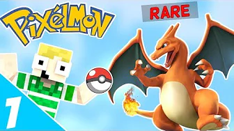 Dansk Minecraft - Pixelmon #1: EN RARE POKEMON!!