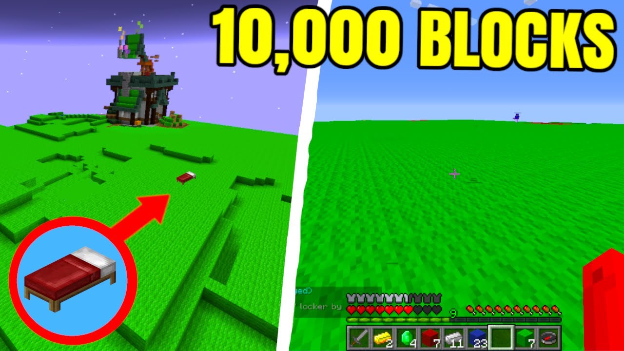VI FYLDER HELE MAPPET MED BLOCKS!! // Minecraft Bedwars
