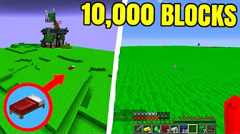 VI FYLDER HELE MAPPET MED BLOCKS!! // Minecraft Bedwars