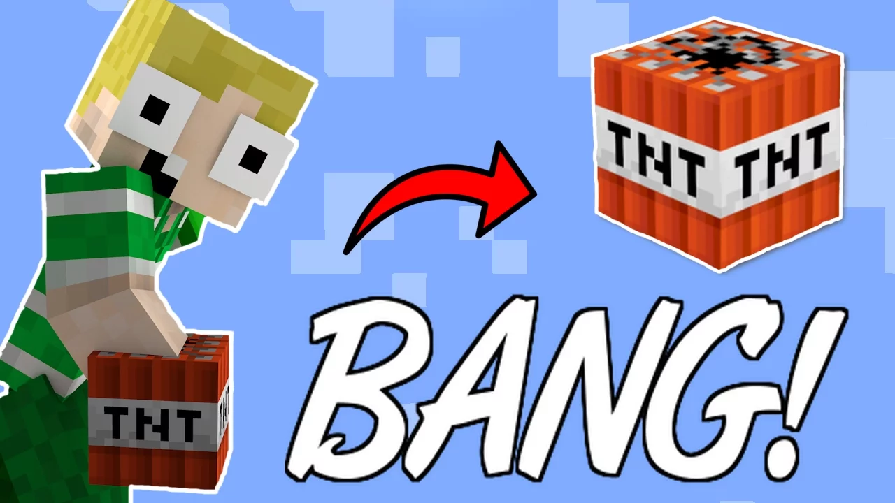 Dansk Minecraft - TNT TRAP CHALLENGE!!
