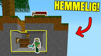 HEMMELIG BASE I BEDWARS!! - Dansk Minecraft