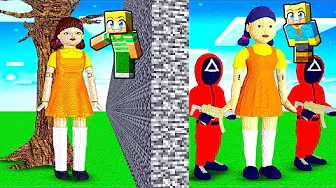Hvem Bygger Bedste SQUID GAME i Minecraft?!