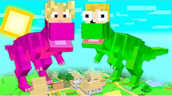 Livet Som DINOSAUR i Minecraft...