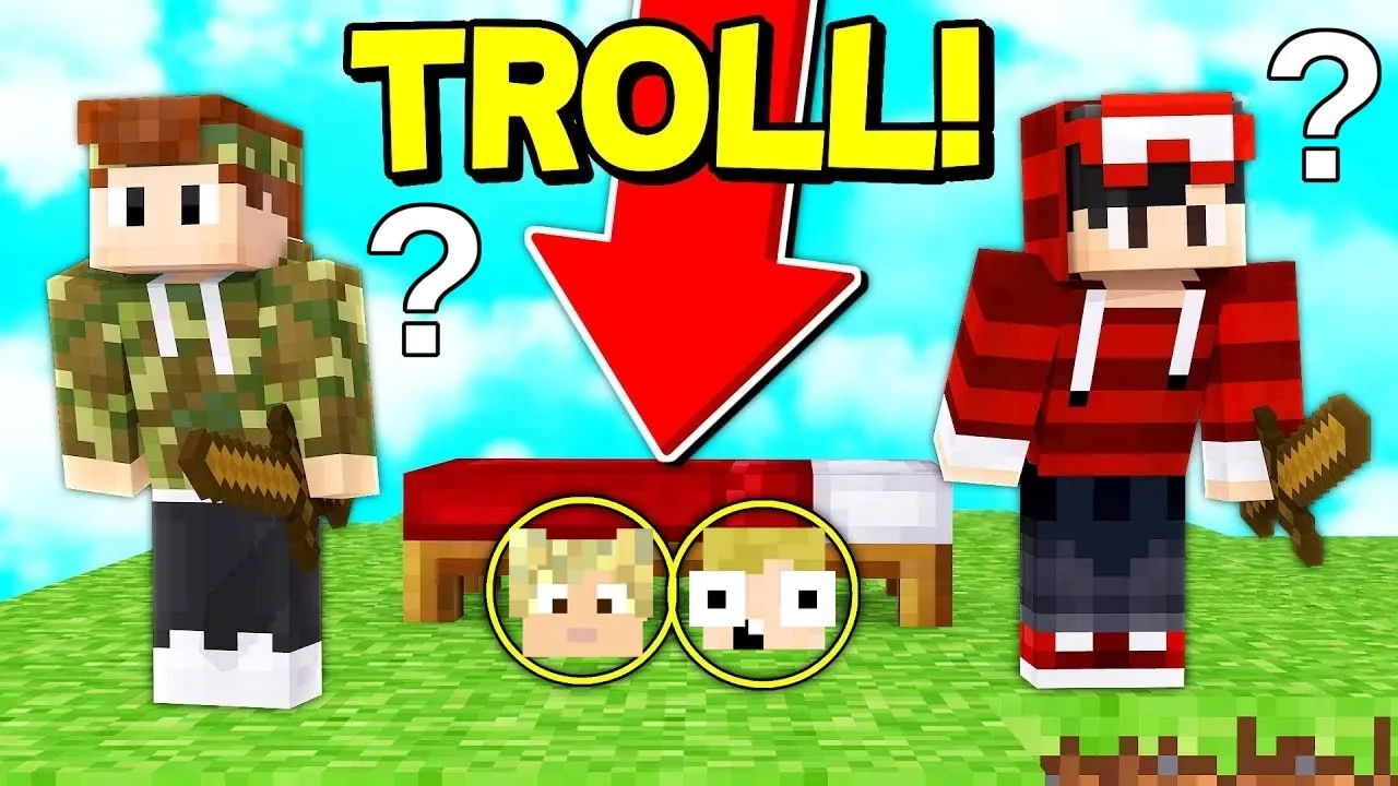 TROLL I BEDWARS?! - Dansk Minecraft