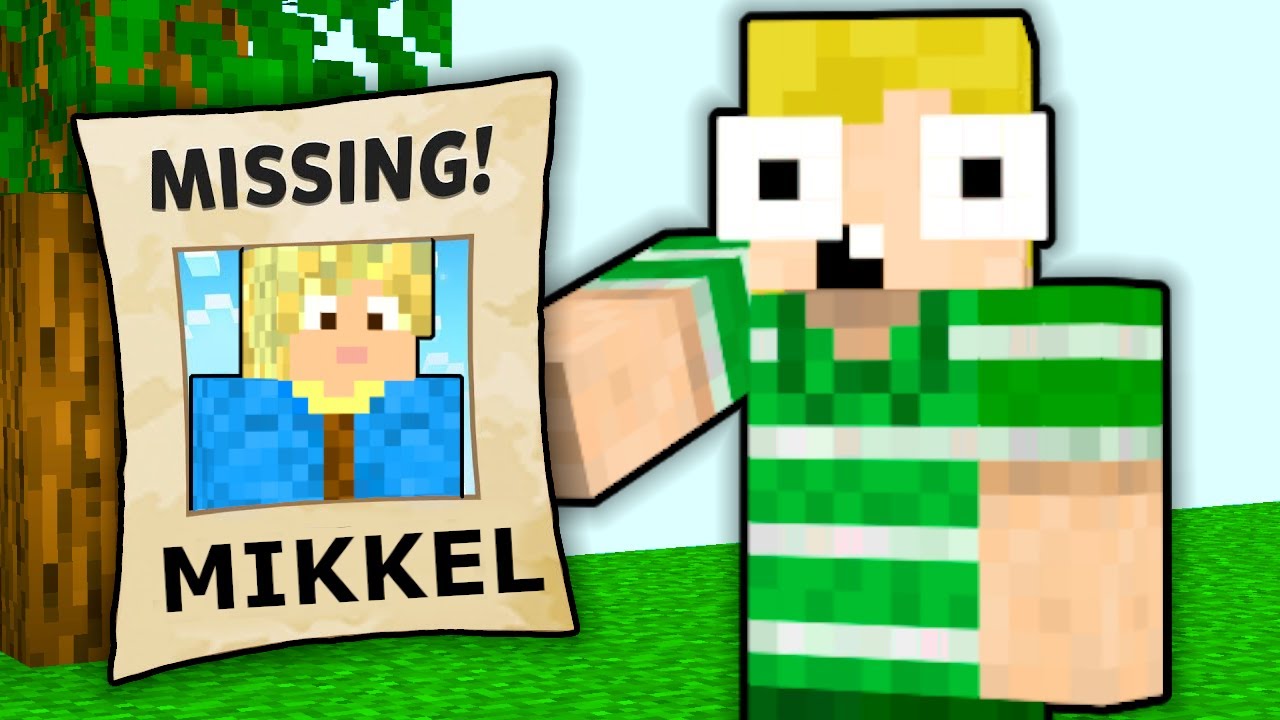 Mikkel Bliver EFTERLYST I Minecraft!!