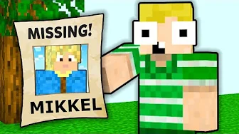 Mikkel Bliver EFTERLYST I Minecraft!!