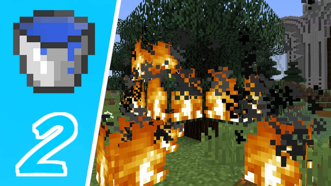 Dansk Minecraft - EMIL BRÆNDER SKOVEN!!