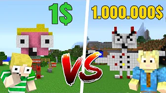 $1 vs $10.000 ROBOT!! - Dansk Minecraft