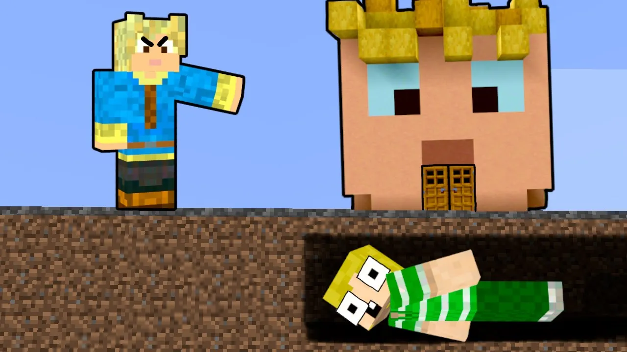 Bygger En Hemmelig Base Under Mikkels Hus I Minecraft!