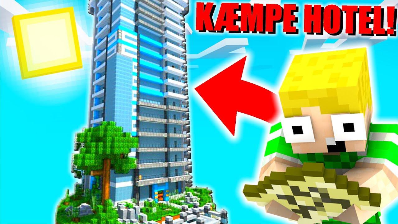 Bygger Et Kæmpe HOTEL I Bedwars!!