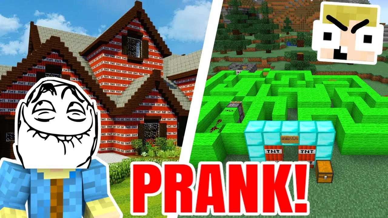 Prank War #03: VILD LABYRINT PRANK!