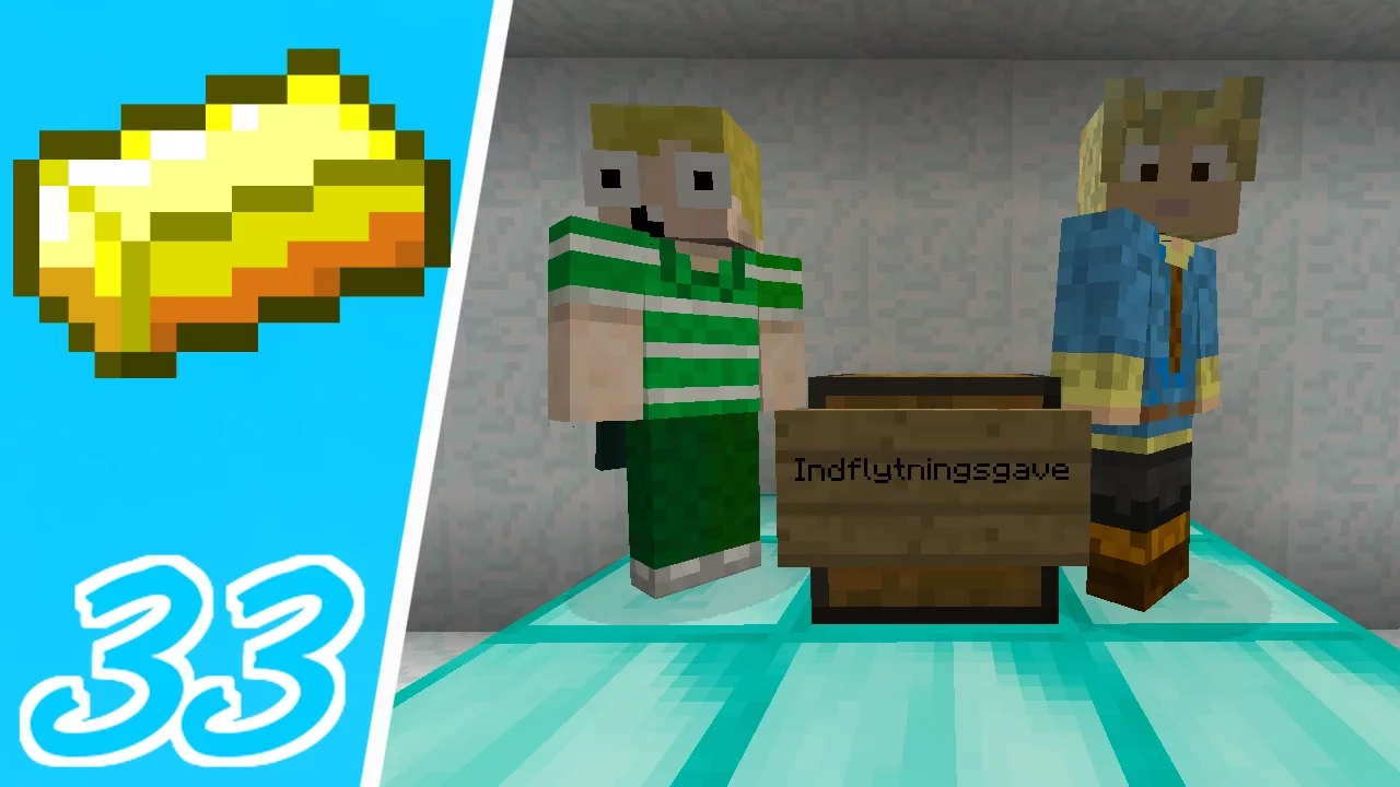 Dansk Minecraft - Pengebyen #33: NY BUTIK!!