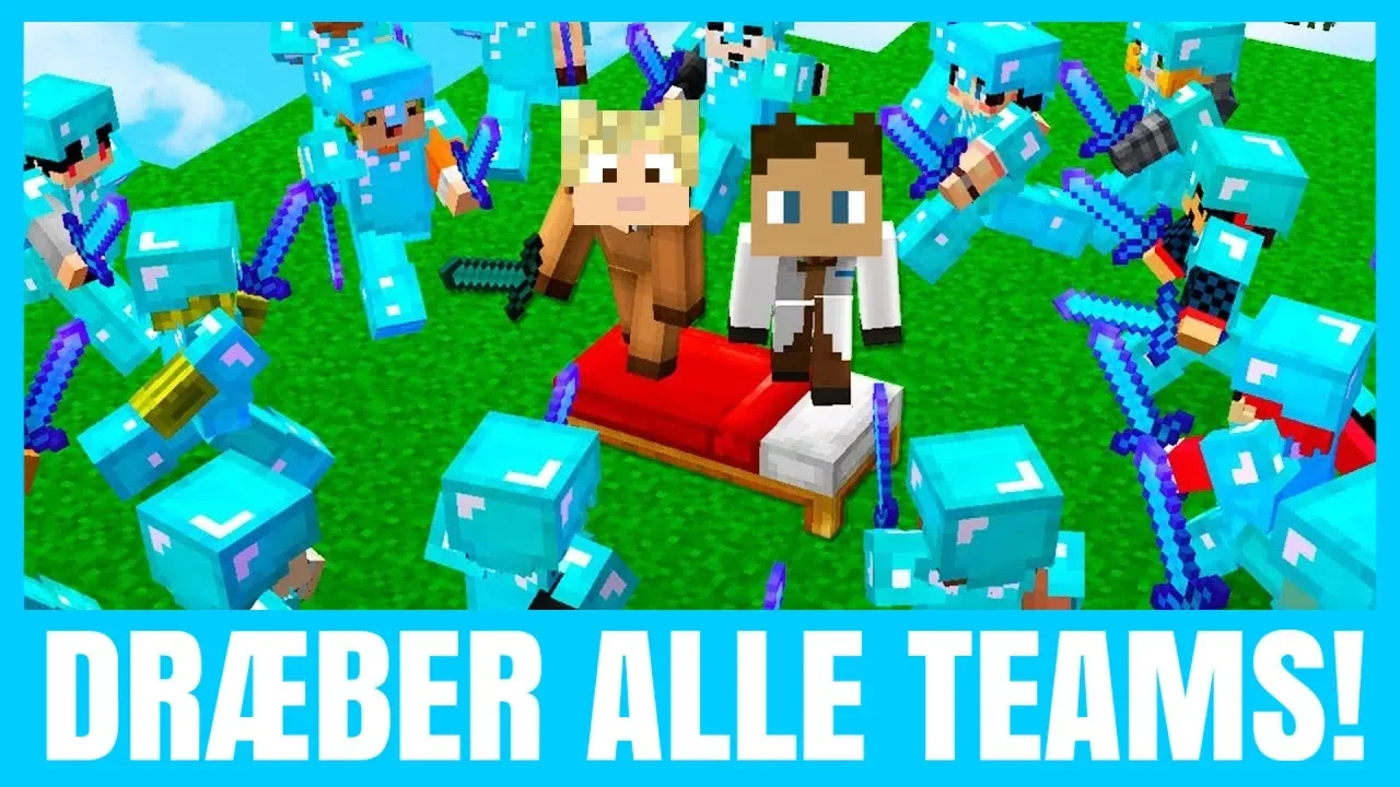 VI DRÆBER ALLE TEAMS I BEDWARS! - Dansk Minecraft