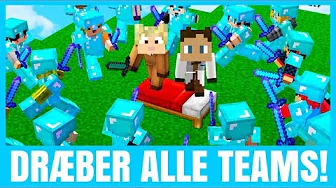 VI DRÆBER ALLE TEAMS I BEDWARS! - Dansk Minecraft