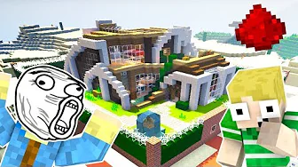 Dansk Minecraft - SIKRESTE REDSTONE HUS!!