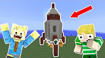 Dansk Minecraft - Lucky Blocks #26: FLYVER I RAKET!!