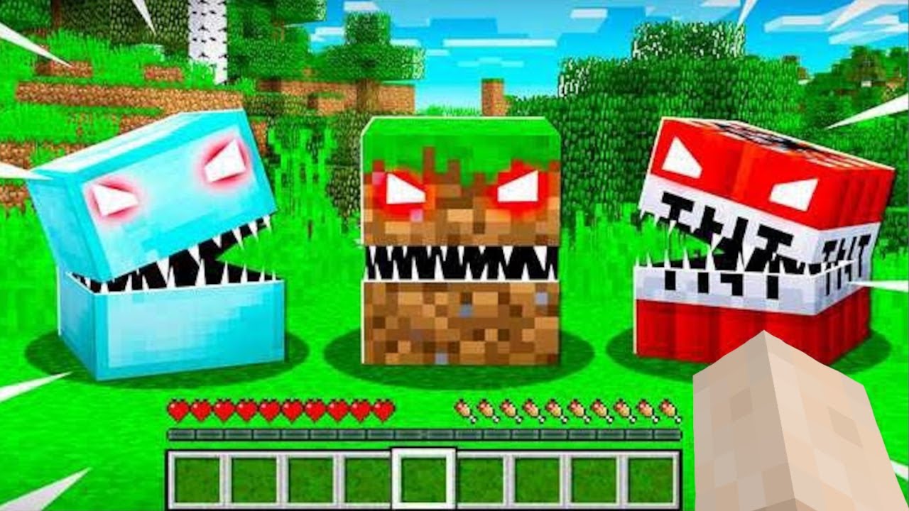 Alle Blocks I Minecraft Er LEVENDE!!