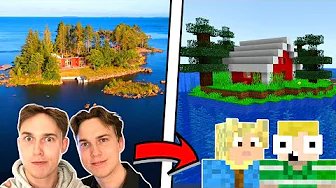 Vi Bygger Vores RIGTIGE Ø i Minecraft!!