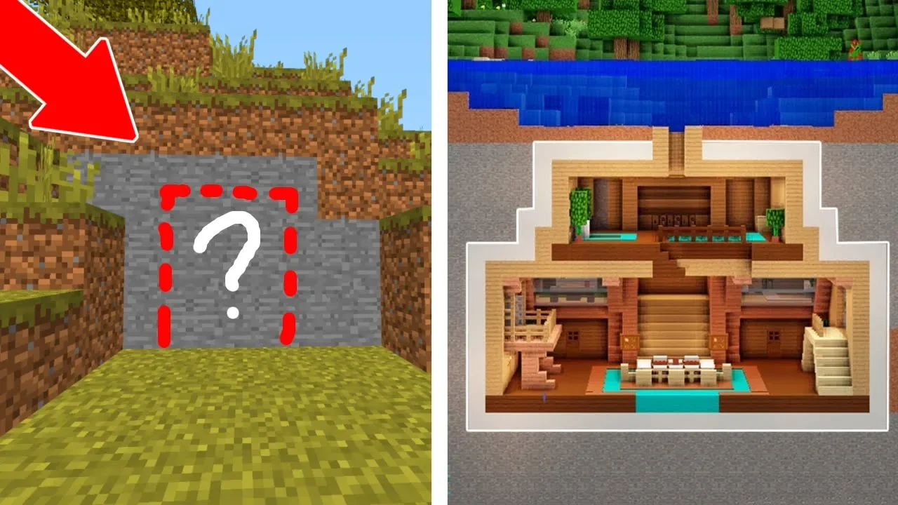 BYG EN HEMMELIG BASE!! - Dansk Minecraft