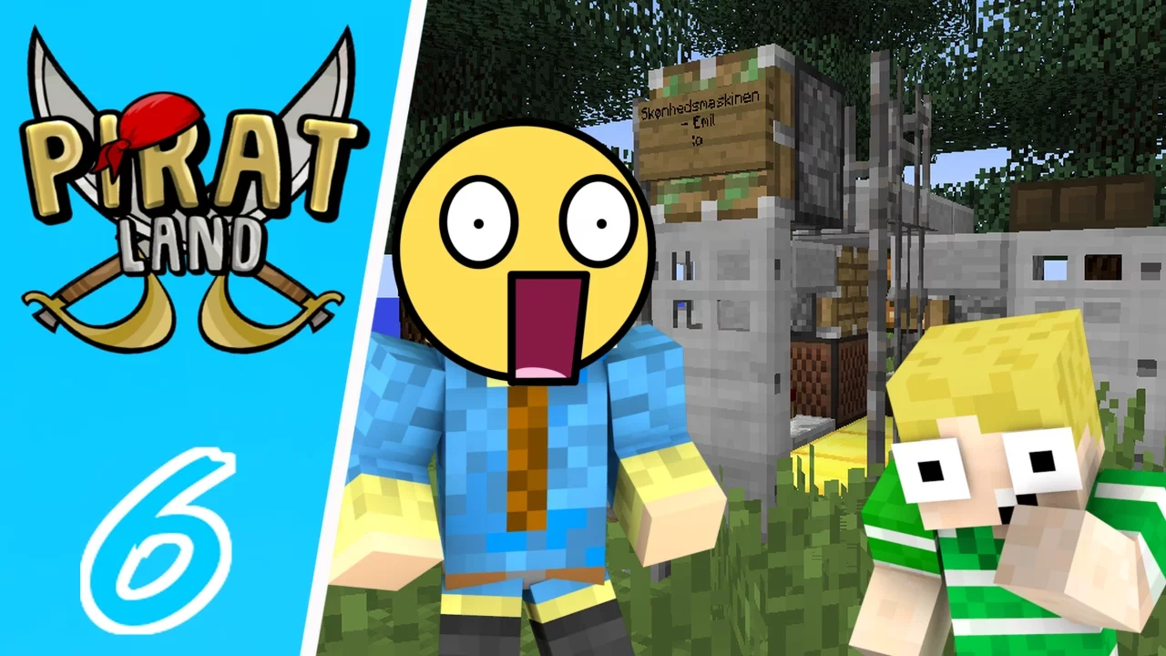 Dansk Minecraft - Piratland #6: SKØNHEDS MASKINEN!!