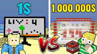 $1 vs $10,000 COMPUTER!! - Dansk Minecraft