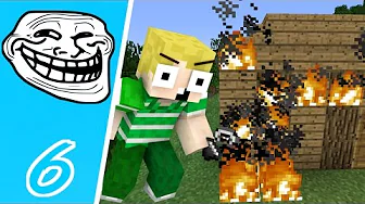 Dansk Minecraft - Trolling #06: ALT BRÆNDER!!