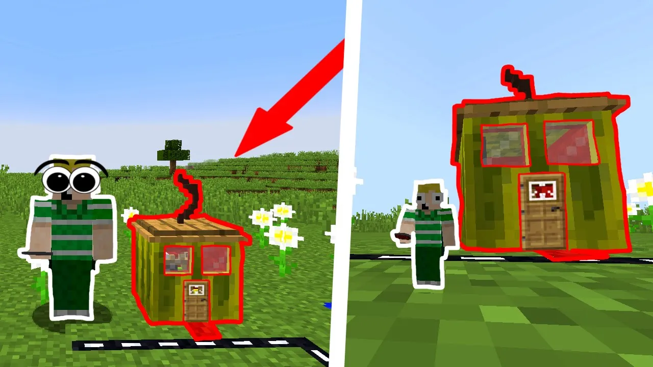 BYGGER ET HUS I EN MELON!! - Dansk Minecraft