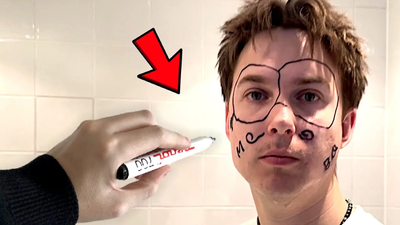 Tegner Emil i Hovedet PRANK!! (Dansk)