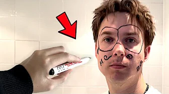 Tegner Emil i Hovedet PRANK!! (Dansk)