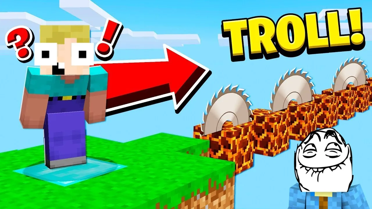 Dansk Minecraft - TROLL PARKOUR!