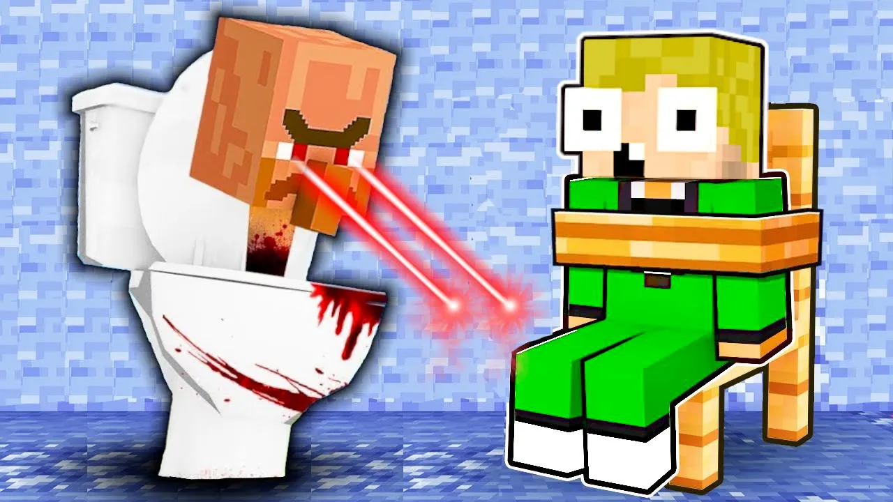 Jeg Bliver Kidnappet Af SKIBIDI TOILET I Minecraft!