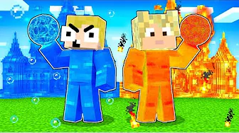 LAVA VS VAND Base i Minecraft?!