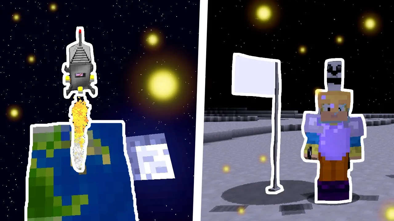 Modded Minecraft #5: FLYVER TIL MÅNEN!!