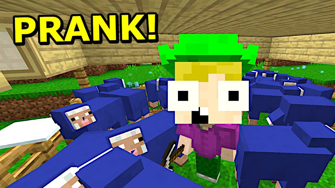 VI ER BLEVET PRANKET!! - Minecraft Prank Wars #3