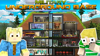 MILITÆR BASE UNDER JORDEN?! - Dansk Minecraft