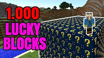 ÅBNER 1.000 LUCKY BLOCKS PÅ EN GANG!! - Dansk Minecraft