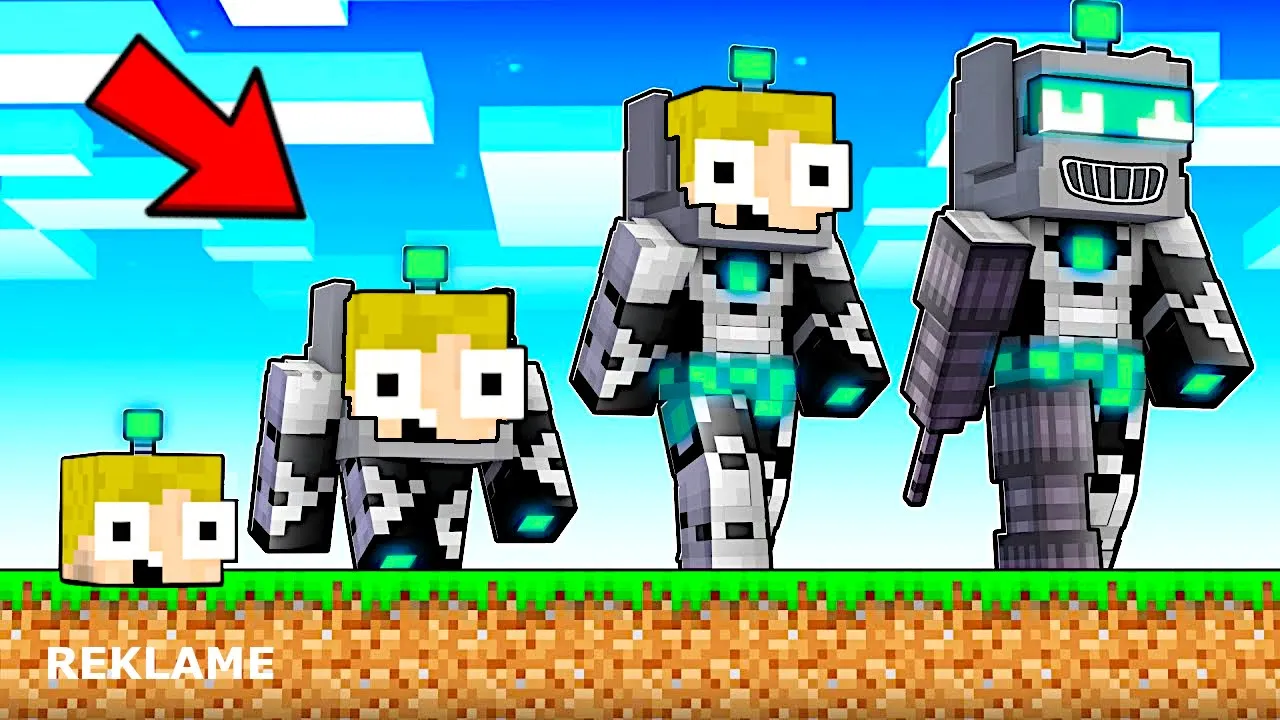 Jeg Snyder Med ROBOT I Byggekonkurrence I Minecraft!!