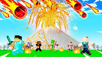 VULKAN UDBRUD I MINECRAFT!! - Dansk Minecraft