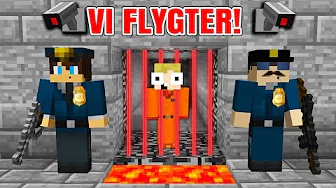 Dansk Minecraft - VI FLYGTER FRA FÆNGSEL!!