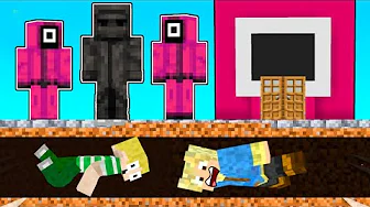 Vi Finder Squid Games Hemmelige Base!! - Dansk Minecraft