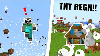 Det regner med TNT!! - Dansk Minecraft