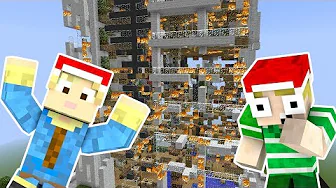 Dansk Minecraft - HOTEL BRÆNDER CHALLENGE!!