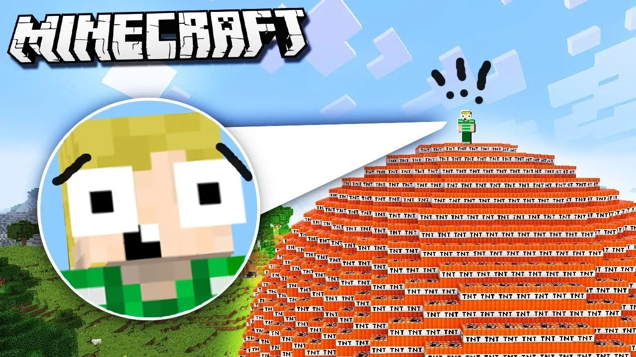 TÆNDER 1,000,000 TNT!! - Dansk Minecraft