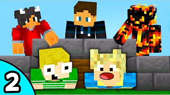 PART 2 - Vi Flygter Fra YOUTUBERE I Minecraft!!