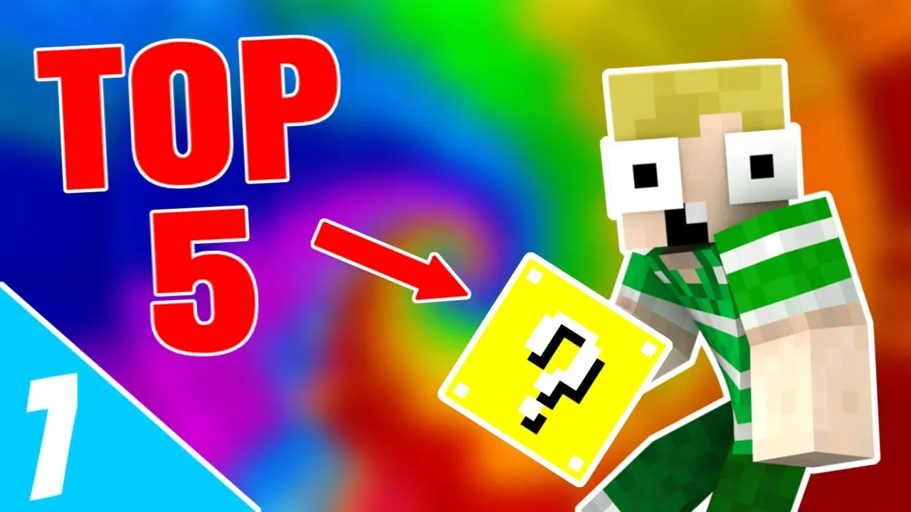 TOP 5 LUCKY BLOCKS!! - Dansk Minecraft