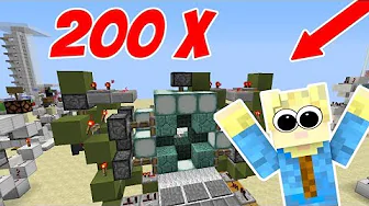 Dansk Minecraft - 200 VILDE REDSTONE MASKINER!!